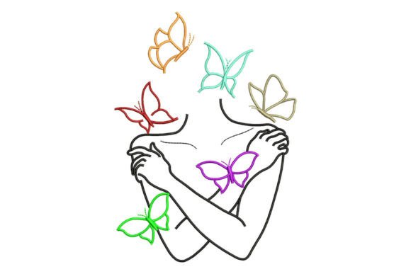 Butterfly Line Art Embroidery: A Designer Review