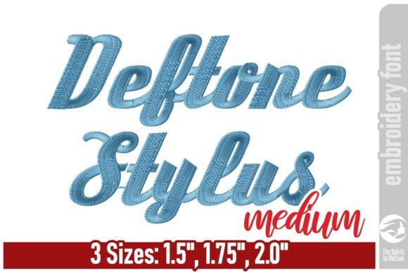 Deftone Stylus Retro Embroidery Font Review