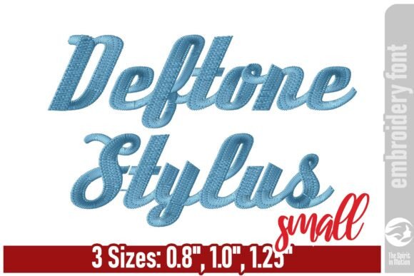 Deftone Stylus Retro Embroidery Font Review