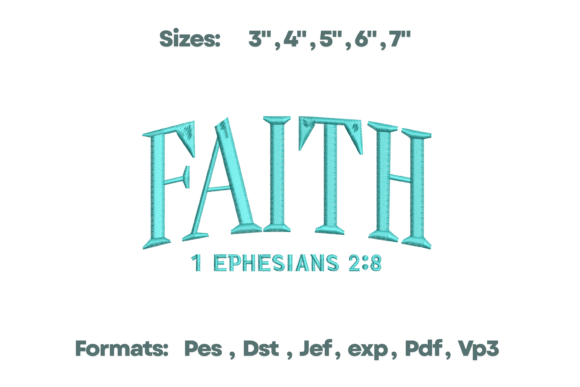 Faith Ephesians 2 8 Bible Embroidery Review