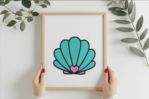 Heart Seashell Embroidery Design Review