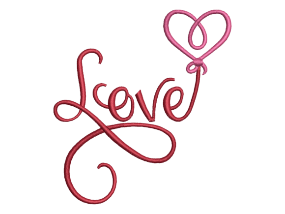 Love Script Heart Embroidery Review for Craft Fairs