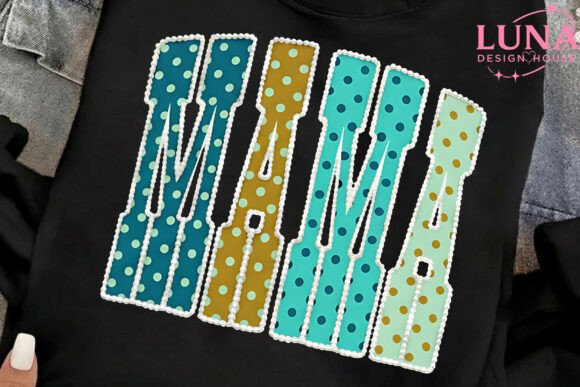 Mama Polka Dot Faux Embroidery PNG Review