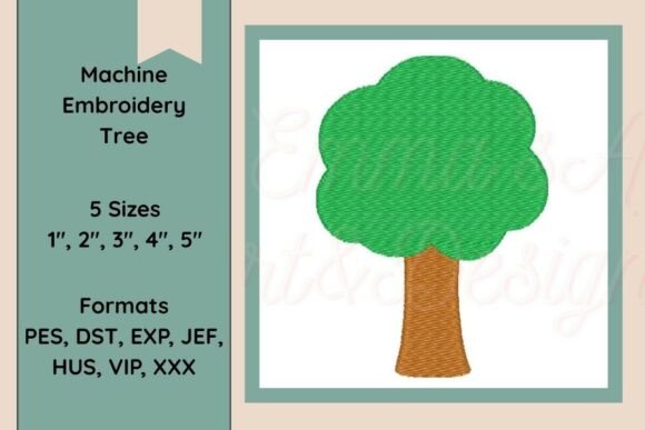 Tree Machine Embroidery Design Review