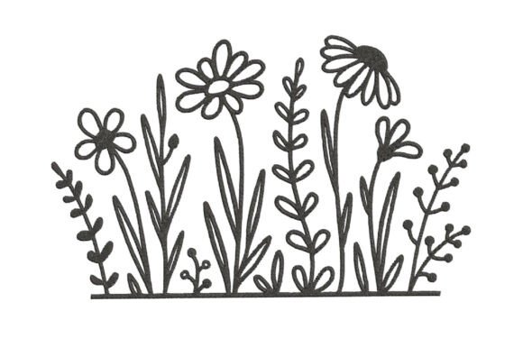 Wildflower Line Art Embroidery Review